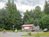 Lokaal benzine station in Bella Coola
