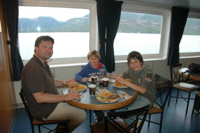 diner aan boord