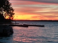 Prachtige zonsondergang