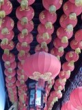 Lampionnen in de tempel