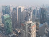 Uitzicht vanaf de Oriental Pearl Tower