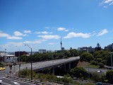 Uitzicht vanuit het appartement