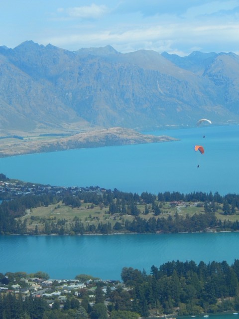 Uitzicht vanuit de gondel
