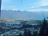 Vanuit de gondel uitzicht op Queenstown