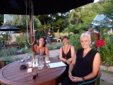 Afscheidsetentje in de Brasserie in Akaroa