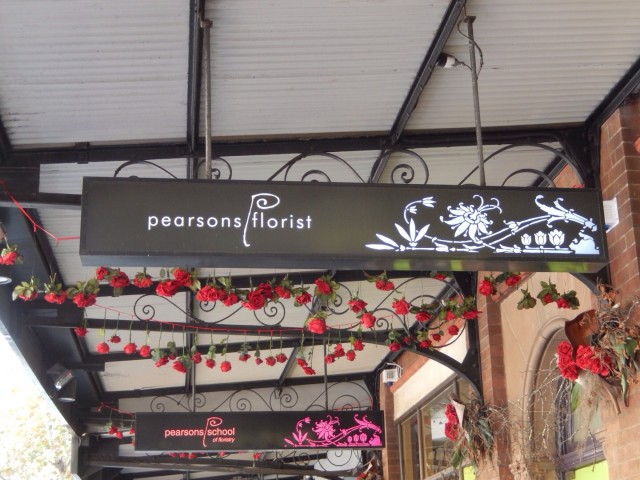 Bloemenkiosk op Oxford st.