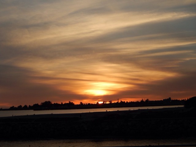 En alweer zagen wij een super mooie zonsondergang