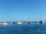 In de haven