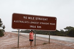 Nullarbor in de regen!