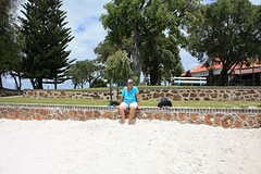 Op het strand bij Albany