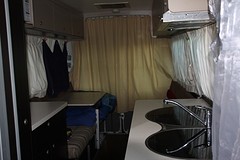 Binnenkant camper voor LIZ