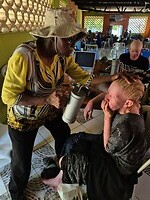Dermatoloog in actie