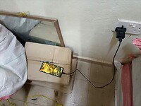 De telefoon kan nu worden opgeladen