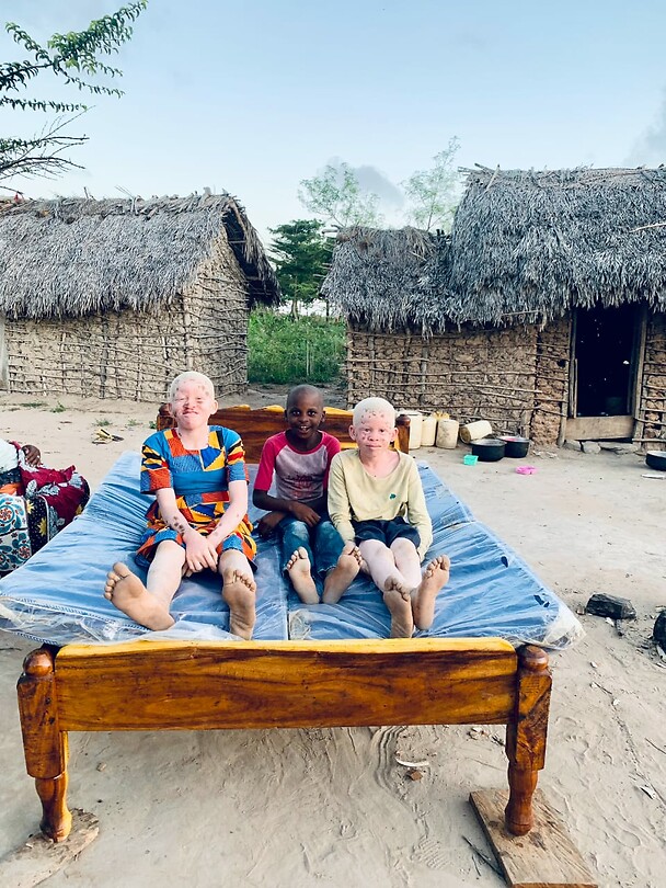 Blijheid met het bed