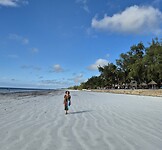 Diani beach morning walk