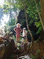 Meiden bij Leura Falls