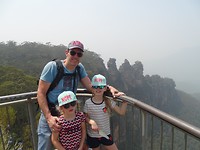 The Three Sisters in the back