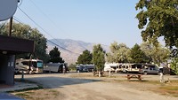 Uitzicht op camping Kamloops
