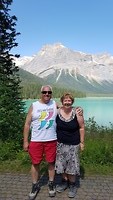 Even poseren voor Emerald lake