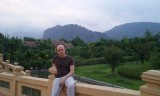 Emeralda Resort Ninh Binh - uitkijk naar de bergen