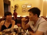 Uit eten met Trang en Linh