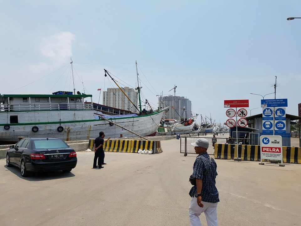 De oude haven Jakarta