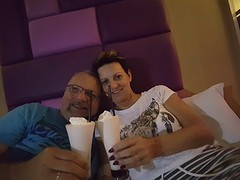 Even relaxen op de hotelkamer