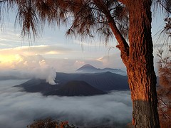 Zonsopgang bij de Bromo