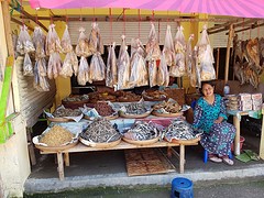 De vismarkt van Muncar. En ook hier is iedereen blij om ons te zien.