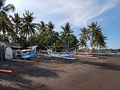 Het strand van Ketapang