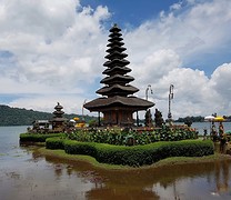 Pura Ulan Danu Bratan. Hindoe tempel.