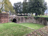 Stukje van de muur van Lucca