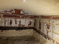 2500 jaar oude Etruskische fresco