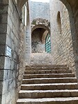 Een trap in het amphitheater