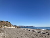 Bijna leeg strand