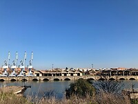 Camperplaats aan de Quadalquivir in Sevilla