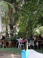 Het restaurant-in-het-parkje waar ik at