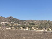 Het prachtige landschap tussen Sax en Salines