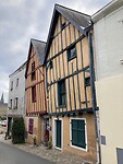 Vakwerkhuizen in Château-Gontier