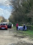Rare Fransen:lunchen langs de weg, ipv op het naastgelegen strand