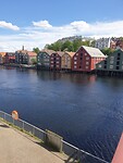 Gekleurde huizen trondheim