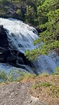 Majestueuze Nyastolfossen van Husedalen bij Kinsarvik