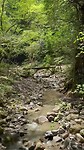 Man en vrouw Waterval onderweg naar Tsumago