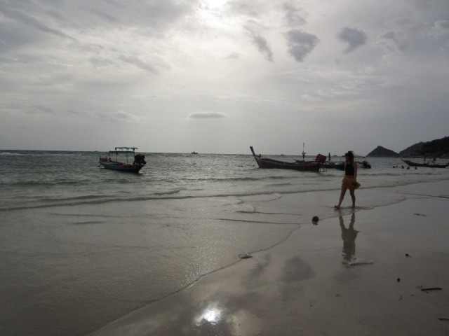Koh Tao met Fifi op het strand