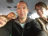 Onderweg naar Newark voor ophalen camper