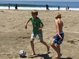 Bjorn en Jesper bij Morro Bay