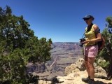 Rim trail Grand Canyon (op het randje)