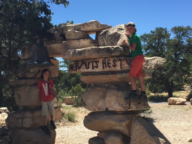 Hermits Rest Grand Canyon: laatste halte shuttlebus