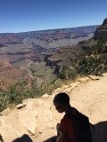Één van de uitkijkpunten aan de South Rim van de Grand Canyon