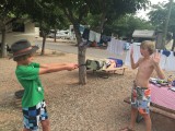 op de camping bij Zion
